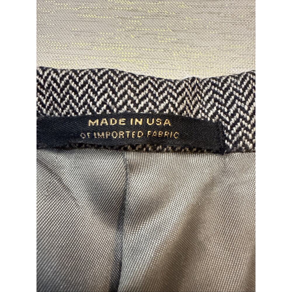Hart Schaffner Marx Blazer Men 42R Herringbone Three Button - Picture 2 of 14